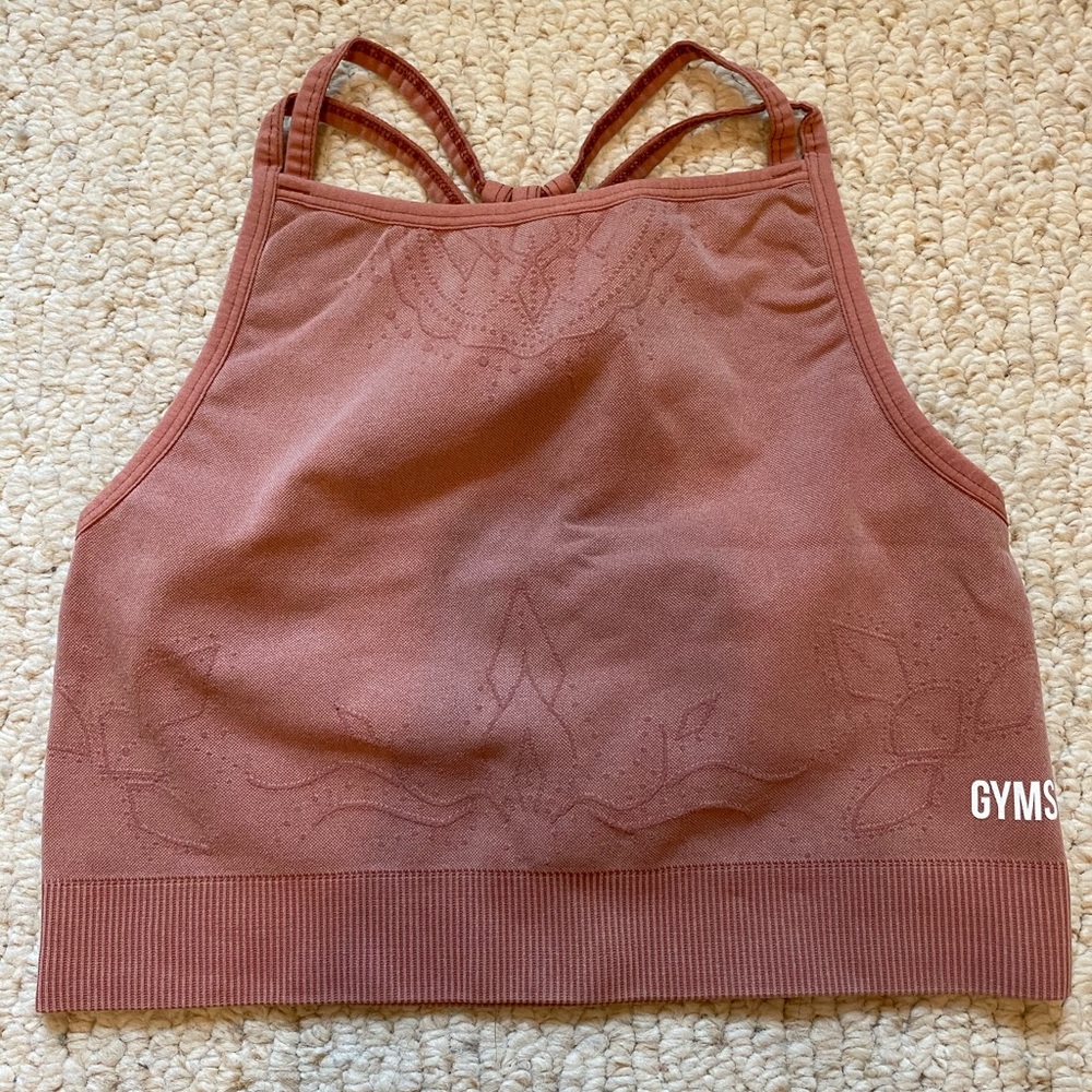 Gymshark Blush Studio Seamless Sports Bra